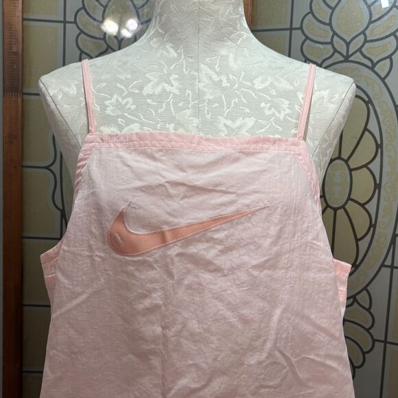 Nike Swoosh Women Woven Cami Dress Size XL Sleeveless Light Pink Size XL - Picture 5 of 12